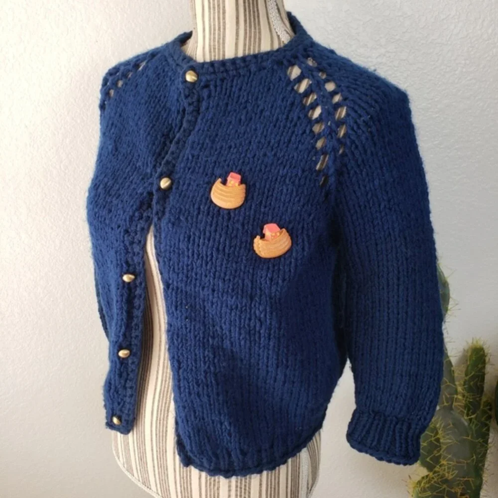 Vintage hand knitted